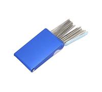 Boquilla Punta de Soldadura de Gas 21 Piezas Punta de Soldadura de Gas de Acero Inoxidable Juego de Archivos Limpiador de Boquillas para Soldadura