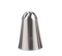 Boquilla Puntas de acero inoxidable for decoración de rosas, punta de estrella abierta, for galletas, cupcakes, glaseado y otras herramientas for hornear. Repostería decorar