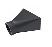 Boquilla rectangular para colector de polvo, 100 mm, junta de conducto de vacío industrial, puerto de succión eficiente, flujo de aire mejorado para carpintería