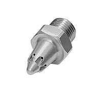 Boquilla redonda de bajo ruido, 1/2 - 27 UNS, boquilla de seguridad para pistola de aire comprimido de alto rendimiento, aluminio, longitud 35,0 mm, boquilla exterior de 11 mm de diámetro.