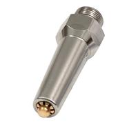 Boquilla redonda de bajo ruido, 1/2 - 27 UNS, boquilla de seguridad para pistola de aire de alto rendimiento, MS vern, longitud 55,0 mm, boquilla exterior de 11 mm de diámetro.