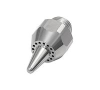 Boquilla redonda de bajo ruido, G 1/4 AG, boquilla de seguridad para aplicaciones generales, aluminio, longitud 41,0 mm, boquilla exterior de 13 mm de diámetro.