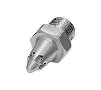 Boquilla redonda de bajo ruido, M12 x 1,25, boquilla de seguridad estándar, aluminio, longitud 35,0 mm, boquilla exterior de 11 mm de diámetro.
