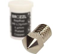 Boquilla RepRap M6 de 1,75 mm, cobre plateado, 0,25 mm