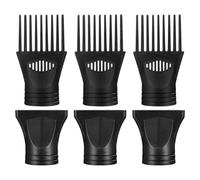 Boquilla Resistente Secador Nylon para Profesional, de Pelo, Negro al Calor | Superficie Lisa, Instalación Sencilla, Acabado Cuidado, Accesorio Compatible Peinado Diario y Salón