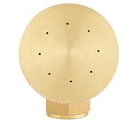 Boquilla rociadora de agua Cabezal rociador de jardín de latón de alta presión con 8 orificios con rosca interna para riego agrícola y riego de plantas Cabezal metálico Entrada de