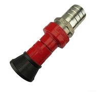 Boquilla rociadora de jardín para riego al aire libre/herramienta de riego de plástico de 38 mm y 50 mm para césped, plantas, patio, distribución eficiente, rojo (50 mm)