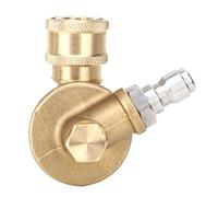 Boquilla rociadora para lavadora de alta presión con punta ajustable de 7 niveles de 240 grados, entrada y enchufe rápido de 1/4 de pulgada, presión máxima de 4500 PSI, cuerpo de