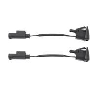 Boquilla rociadora para limpiaparabrisas con calefacción, 2 unidades, compatible con Serie 5 E60 E61 (2004-2010), reemplaza a 61667046060 61667054993 61667132969