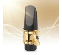 Boquilla Saxofón Alto Accesorios Saxofón de Cabeza Profesional Música Jazz Boquilla con Tornillo Metal para alto principiantes y profesionales adecuada