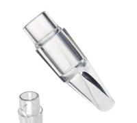 Boquilla Transparente Para Saxofón | Boquilla De Reemplazo Para Saxofón | Accesorio Instrumento Musical Para Principiantes Músicos Aficionados | Accesorios Música