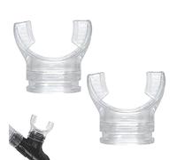 Boquilla Tubo Snorkel 2 Unidades, Repuesto Boquilla Buceo Silicona Transparente, Pieza Universal para Máscaras Natação, Sin Tubería Incluida