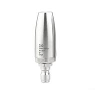 Boquilla turbo de acero inoxidable para lavadora a presión, punta de pulverización giratoria de 360° con conexión rápida /4, accesorio limpiador de alta presión de hasta 3625 PSI (035)