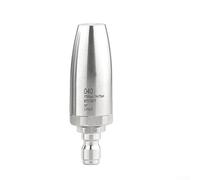 Boquilla turbo de pulverización de rotación de 360 grados con conexión rápida de 1/4, accesorio de lavadora a presión de acero inoxidable para tareas de limpieza resistentes (040)