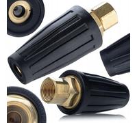 Boquilla turbo giratoria 055 - Repuesto para limpiadores de alta presión Karcher HD HDS sin Easy Lock | Inserto de cerámica, rosca M18 x 1,5, 276 bar, hasta 100 °C | Eliminación efectiva de suciedad