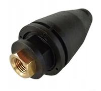 Boquilla turbo giratoria con conector rápido de 1/4 pulgadas para lavadoras a presión, construcción de metal y plástico, potente punta de limpieza giratoria para calzadas, patios, vehículos