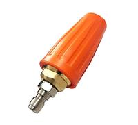 Boquilla turbo giratoria de latón de alta presión 360 grados para lavadoras de coche de alta presión con conector rápido de 1/4 pulgadas para manguera de agua