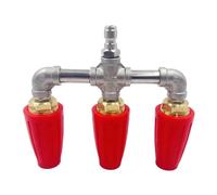 Boquilla turbo giratoria: giratorio portátil, tamaño de orificio cómodo, a presión compatible con agua fría y caliente | Potente spray oscilante para eliminar rápidamente la suciedad d