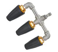 Boquilla Turbo Para Hidrolimpiadora | 4000 PSI de 360 Grados Conexión Rápida de 1/4 Pulgada,Boquilla Giratoria para Limpiadora a Presión,Para Entradas Vehículos Jardín Pavimento Cercas Suelo Paredes T