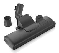 Boquilla universal para aspiradoras de 32 a 35 mm con recogehilos para tubos de 32 a 35 mm - Boquilla de conmutación con ruedas y soporte - Compatible con Kärcher Siemens, Bosch, Miele, Philips, AEG
