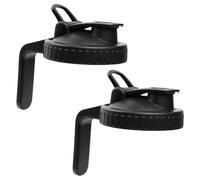 Boquilla vertedora para tarro - Tapa de regular de 2 piezas | Junta hermética de silicona, fácil de verter, sin fugas, ancha con asa, dispensador de con tapa abatible,