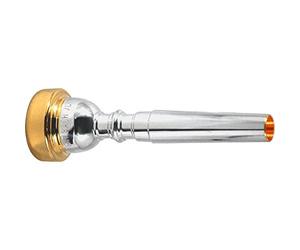 Boquilla Vincent Bach trompeta estándar serie 351 modelo 6C borde de oro