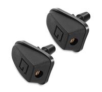 Boquillas ajustables parabrisa Compatible Con Para F10 F30 E60 2 Uds Metal ABS 360 Limpiaparabrisas Coche Ajustables Pulverizador Agua Boquilla Chorro