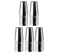 Boquillas de gas de soldadura de repuesto, paquete de 5 unidades para Lincoln para Magnum PRO 100L y PRO 175L, parte KP3075150F, cobre para aplicaciones de soldadura