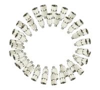 Boquillas de nebulización de alta presión para exteriores, 50 unidades, diseño antigoteo, funciona para niebla fina Two-section 0.40mm aperture 4010