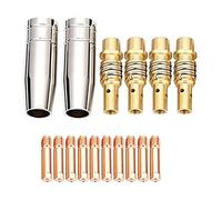 Boquillas de soldadura para máquina de soldar 16 puntas de contacto con punta de oro para máquina de soldar - 0,8 mm