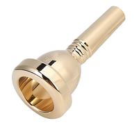 Boquillas de trombón Tenor Large Bach 5G Boquilla de trombón de vástago grande chapada en oro, Boquilla de trombón East Star Piezas de boca de vástago TR03 Metal 12,7 mm 5G