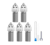 Boquillas ELEGOO Neptune 4 / 4 Pro Acero Endurecido 0.4 mm x3, 0.6 mm x1, 0.8 mm x1