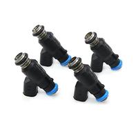 Boquillas inyección combustible 4 Unids/lote Ajuste De Boquilla De Inyector De Combustible De Coche Para Pontiac Para Wave 2005-2008 Para Wave5 2005-2007 1.6L FJ1023 96487553