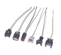 Boquillas inyección combustible Ajuste para Denso Delphi Kit de cables probador de inyector Common Rail arnés de enchufe de accionamiento inyector impermeable(A11)