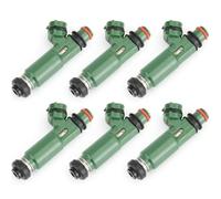 boquillas inyector combustible diésel 23209-66010 23250-66010 2320966010 Para LEXUS Para LX450 Para J80 4.5L 1FZ-FE 1995 1996 1997 6 Uds Inyector Combustible