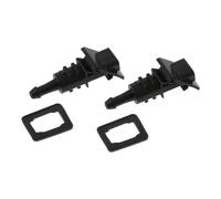 Boquillas Limpiaparabrisas Compatible Con Kia Para Ceed 2006-2012 2 Piezas De Plástico Negro Chorros Limpiaparabrisas Boquilla Pulverización Agua Para Compatible 986301H510