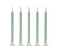 Boquillas mezcladoras de adhesivo epoxi 1:1, punta aplicadora de epoxi, mezclador estático, boquilla mezcladora de MF06-24, 30 Uds.