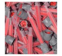 Boquillas mezcladoras estáticas de tubo mezclado de pegamento AB 10:1, aplicador adhesivo de resina epoxi, mezclador estático, juego de boquillas mezcladoras cuadradas de 90mm, 2000 Uds.