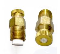 Boquillas nebulizadoras, 10 cabezales de repuesto de latón con filtro, pulverizador atomizador de alta presión for patios, jardines, control de polvo, 1/8" NPT(0.6mm)