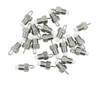 Boquillas nebulizadoras, 30 piezas de boquillas de chorro de aguja, cabezales de repuesto de acero inoxidable con filtro de algodón PP for sistemas de refrigeración exteriores, NPT de 1/8"(0.9mm)