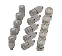 Boquillas nebulizadoras, Boquilla de nebulización latón alta presión, 15 unidades, 0,1-1mm, 10/24 UNC, refrigeración jardín