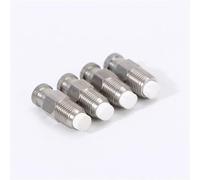 Boquillas nebulizadoras, cabezales de repuesto de acero inoxidable con filtro, 50 unidades, pulverizador atomizador de alta presión for patio, césped y paisajismo, 1/8" NPT(0.9mm)