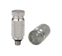 Boquillas nebulizadoras de latón， 15 boquillas de pulverización de alta presión de acero inoxidable(Full Body Stainless Steel,0.3mm)
