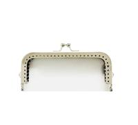 Boquillas para Bolsos 10 asas de metal for bolso mano, accesorios for, cierre beso, 4 colores(10PCS-12.5cm-silve)