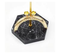Boquillas para Bolsos 2/5 Uds. 8,5 cm cabeza de cuentas en relieve bolsa Metal mango moneda dorada marco Clourse beso cierre cartera soporte costura bolsas Accesorios(Color-05,2Pcs)