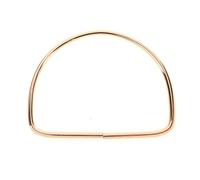 Boquillas para Bolsos 2 piezas de metal con forma círculo grande for bolso mano, anilla hierro, accesorios repuesto for asas mujer(Gold)