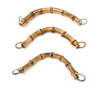 Boquillas Para Bolsos 3 piezas de bolso de cuero natural con asa de cartera, marco extraíble tejido, hebilla de beso con herradura, accesorios de bricolaje(14.5cm-Brush antique)