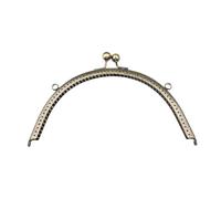 Boquillas para Bolsos 5 uds. Marco de Metal Vintage for monedero, cierre beso, marco for bolso, cierres, hebilla for, artesanía DIY(Bronze-15cm)