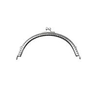 Boquillas para Bolsos 5 uds. Marco de Metal Vintage for monedero, cierre beso, marco for bolso, cierres, hebilla for, artesanía DIY(Silver-12.5cm)