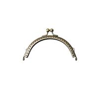 Boquillas para Bolsos 5 uds. Marco de Metal Vintage for monedero, cierre beso, marco for bolso, cierres, hebilla for, artesanía DIY(Bronze-8.5cm)